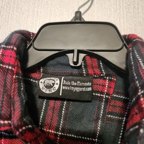 Polar King Rule the Elements flannel shacket Size Large - Picture 3 of 6
